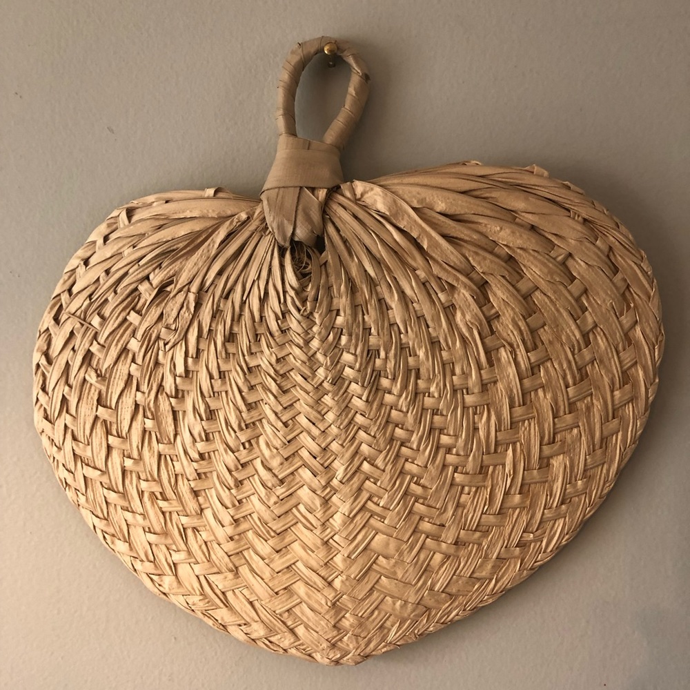 Weaved fan wall decor